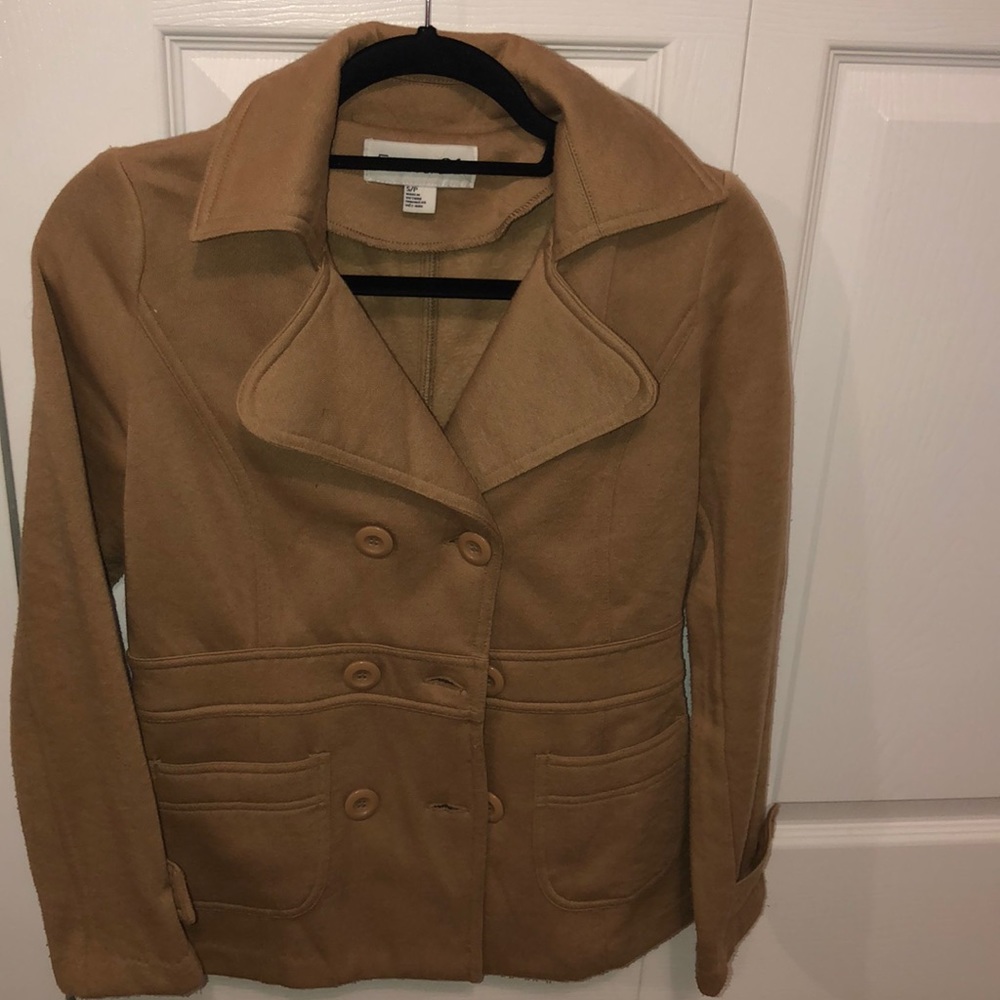 Tan pea coat